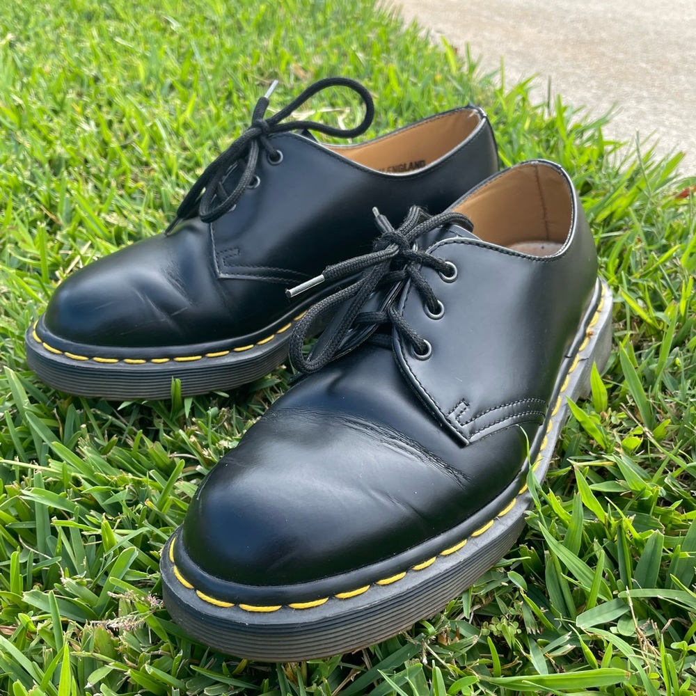 Docs Dr Marten 1461 oxfords black vintage collection women’s 8 men’s 6 England